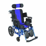 Кресло-коляска механическая FS218 (MK-005-46) синяя