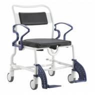 Кресло-стул с санитарным оснащением Даллас синий
